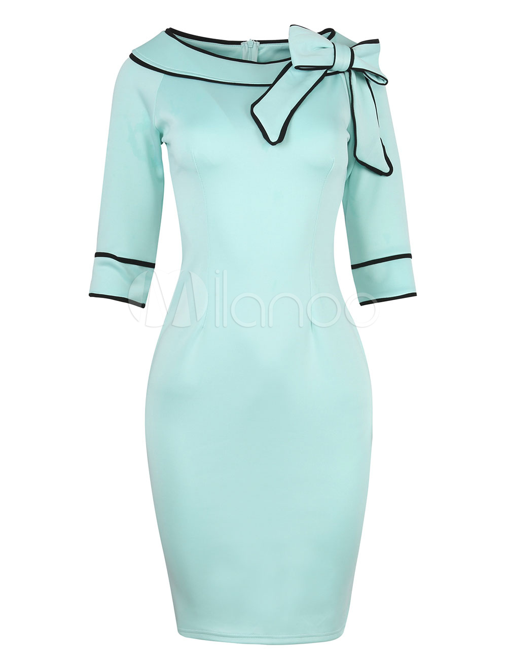 light green bodycon dress