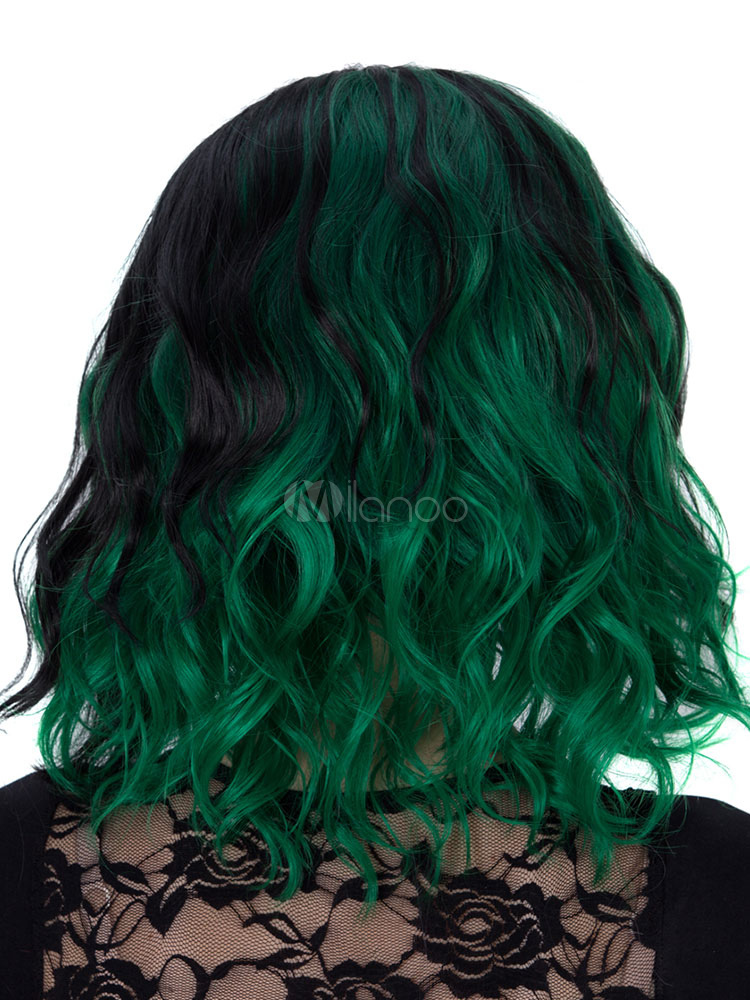 Темно Зеленые Волосы Фото