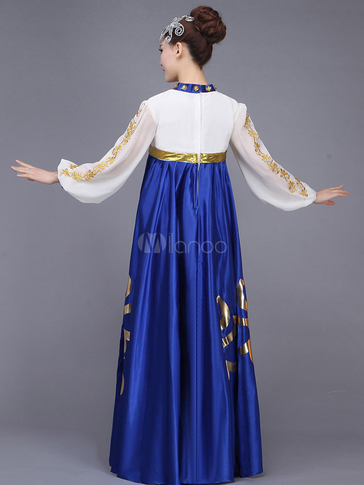 Halloween Korean Costume Hanbok Women's North Korean Traditional ...