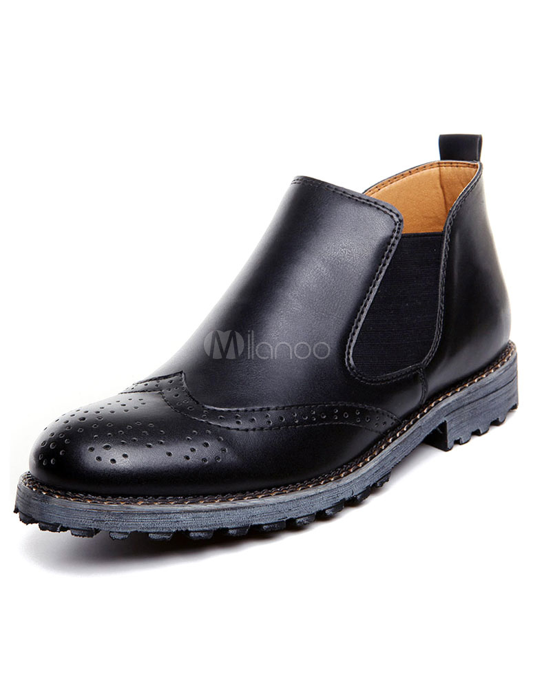 solid chelsea boots
