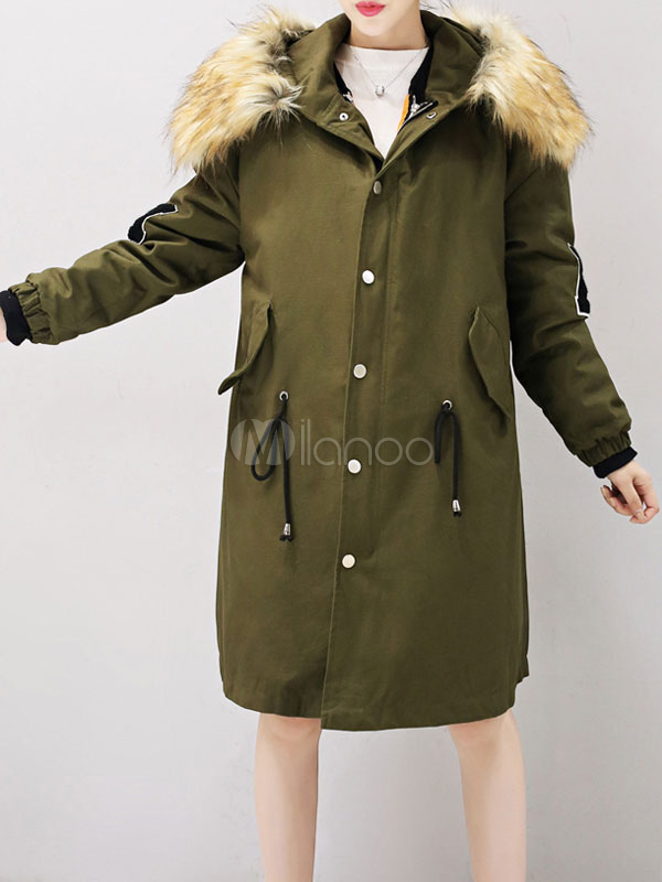 hunter green winter coat