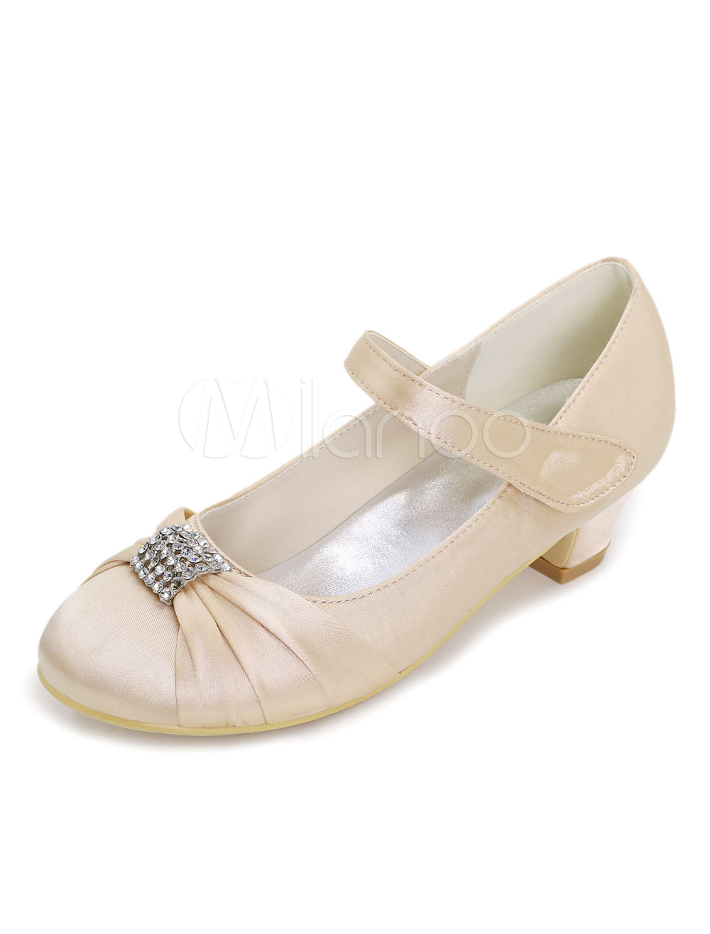 champagne shoes for flower girl