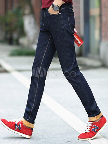 jeans a tubo uomo