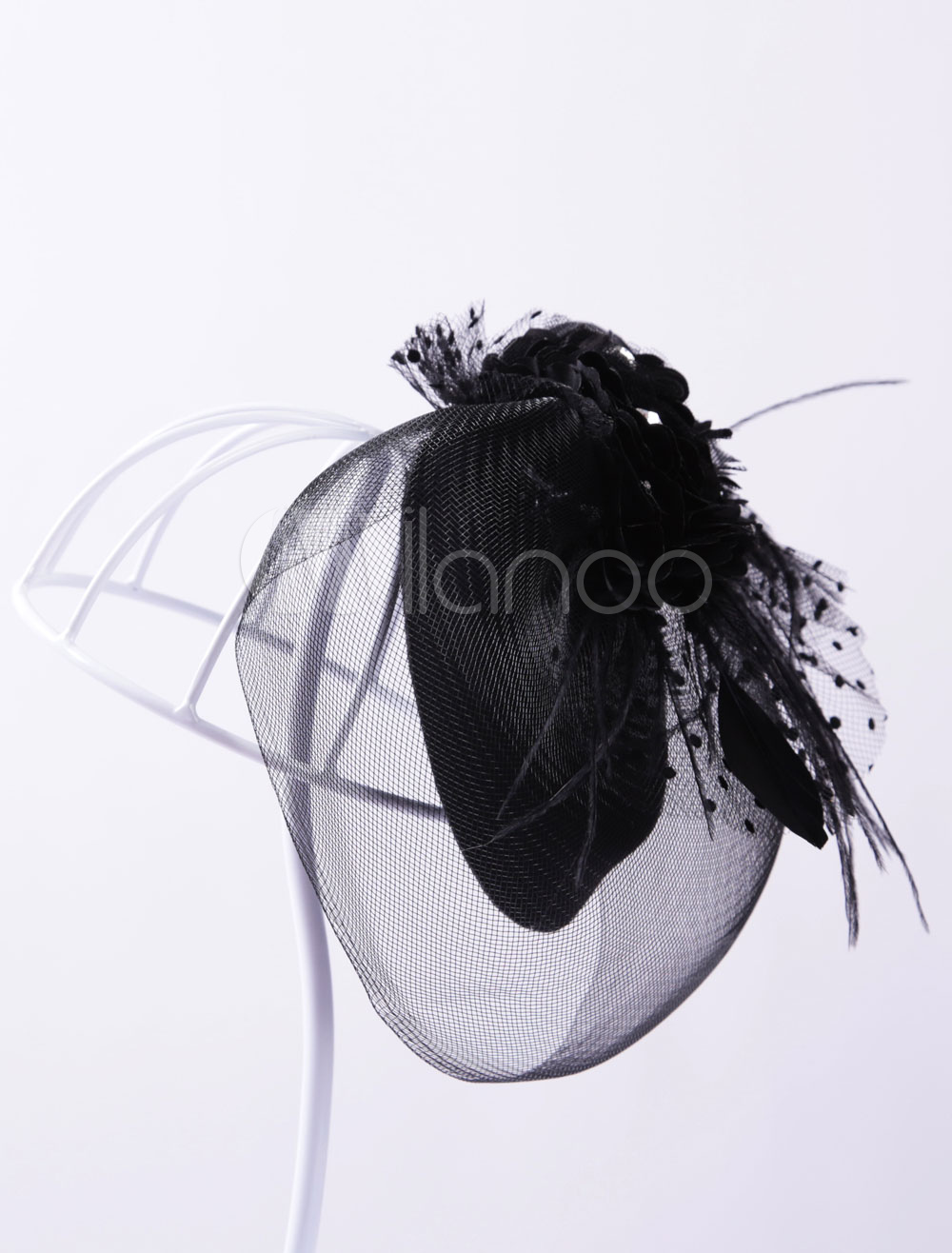 black wedding hats fascinators