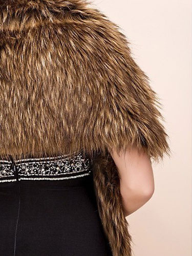 fur shawl for women