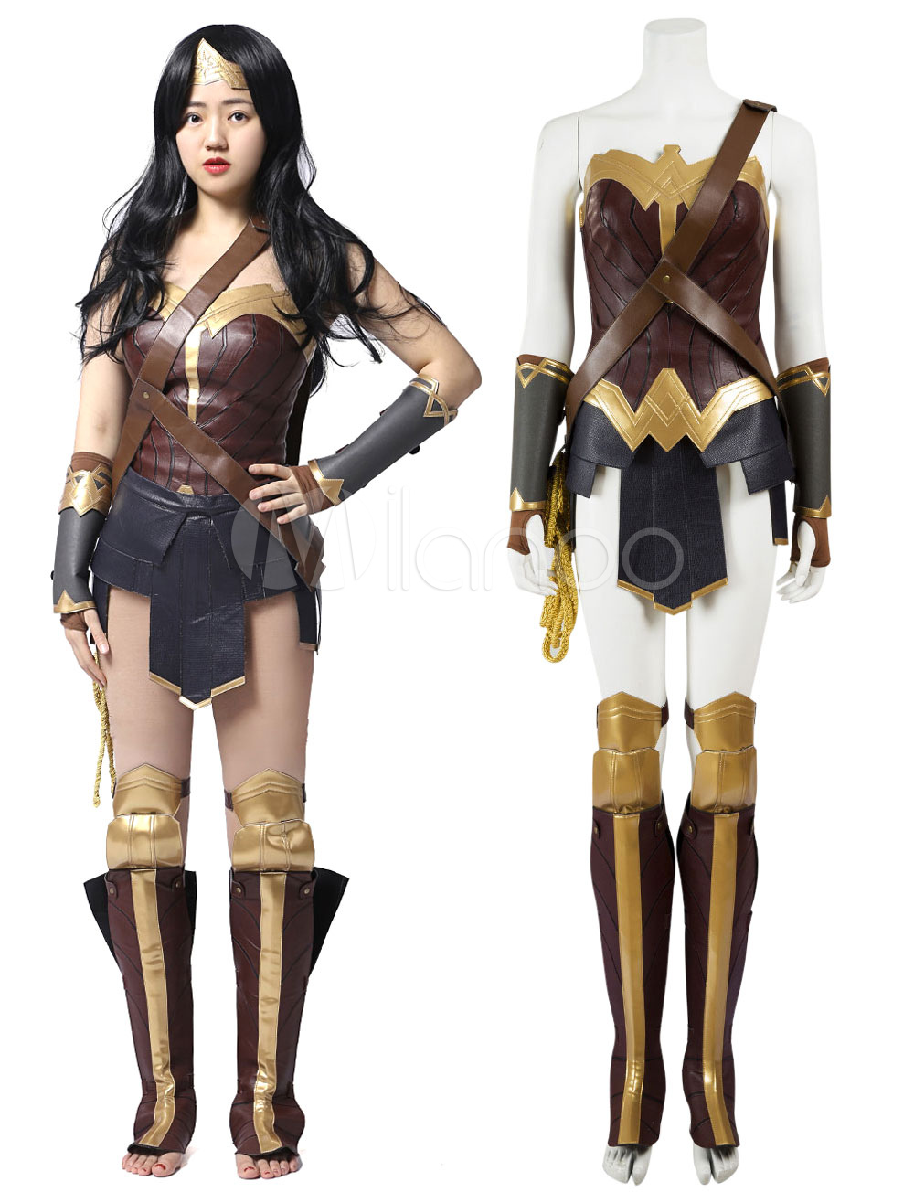 Wonder Woman Diana Prince Halloween Cosplay Costume Halloween 2255