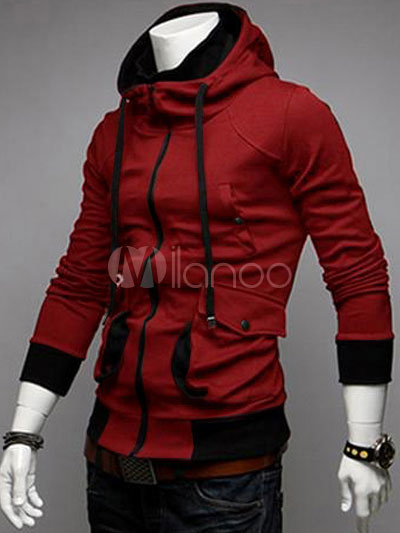 Trendy Cotton Tiered Men's Assasin's Creed Hoodie - Milanoo.com