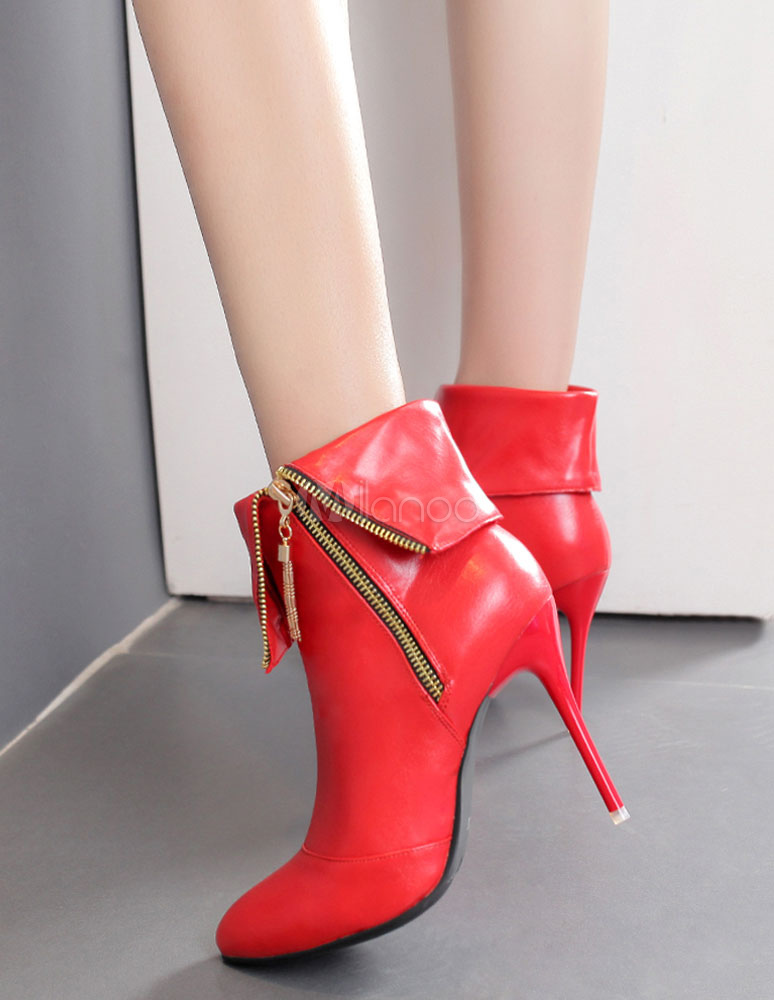 black pointed toe stiletto booties