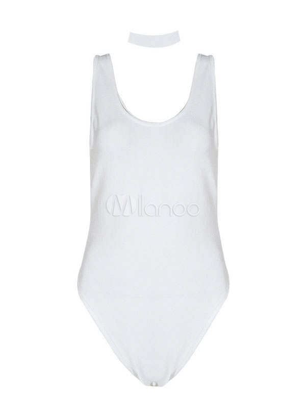 One Piece Swimwear Pink Halter V Neck Sleeveless Backless Beach