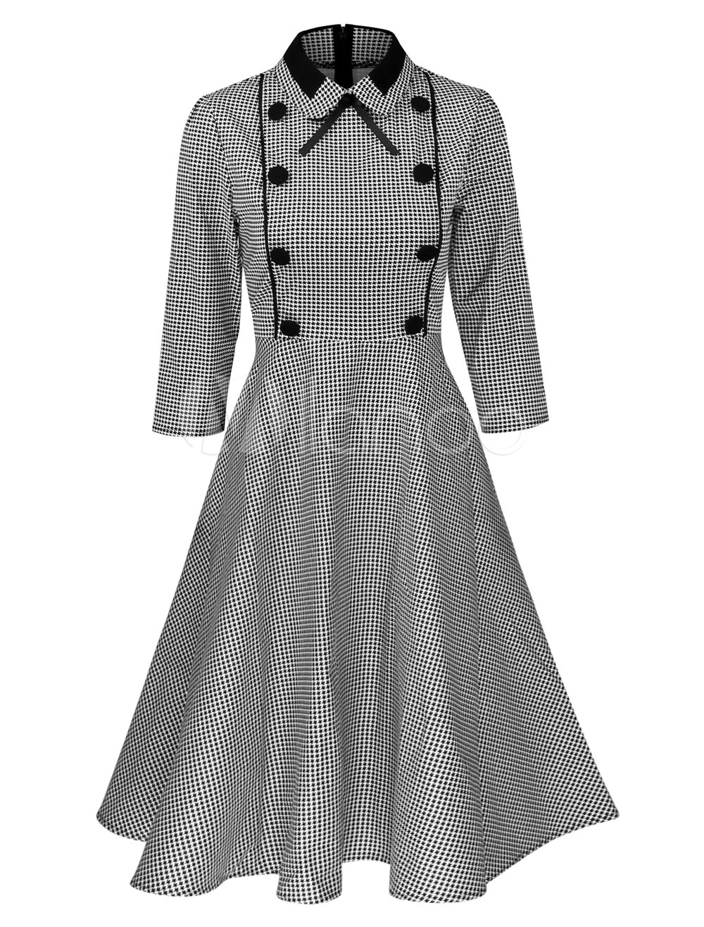 double colour frock design