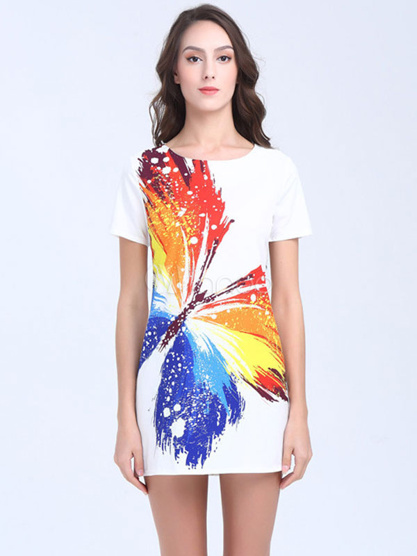 summer shift dresses with short sleeves