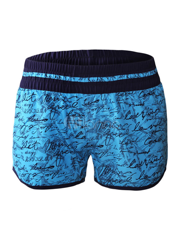 womens printed swim shorts