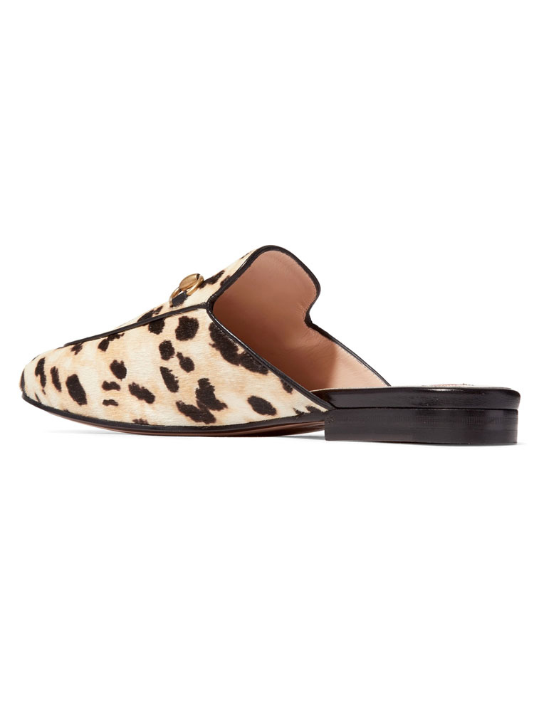 slip on backless flats