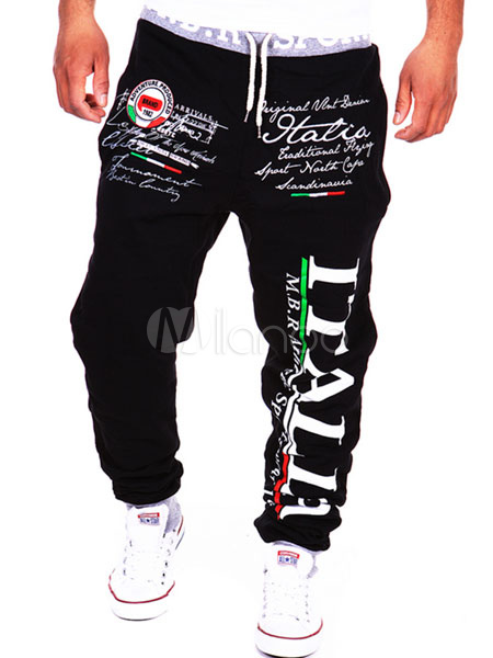 straight leg jogging pants mens