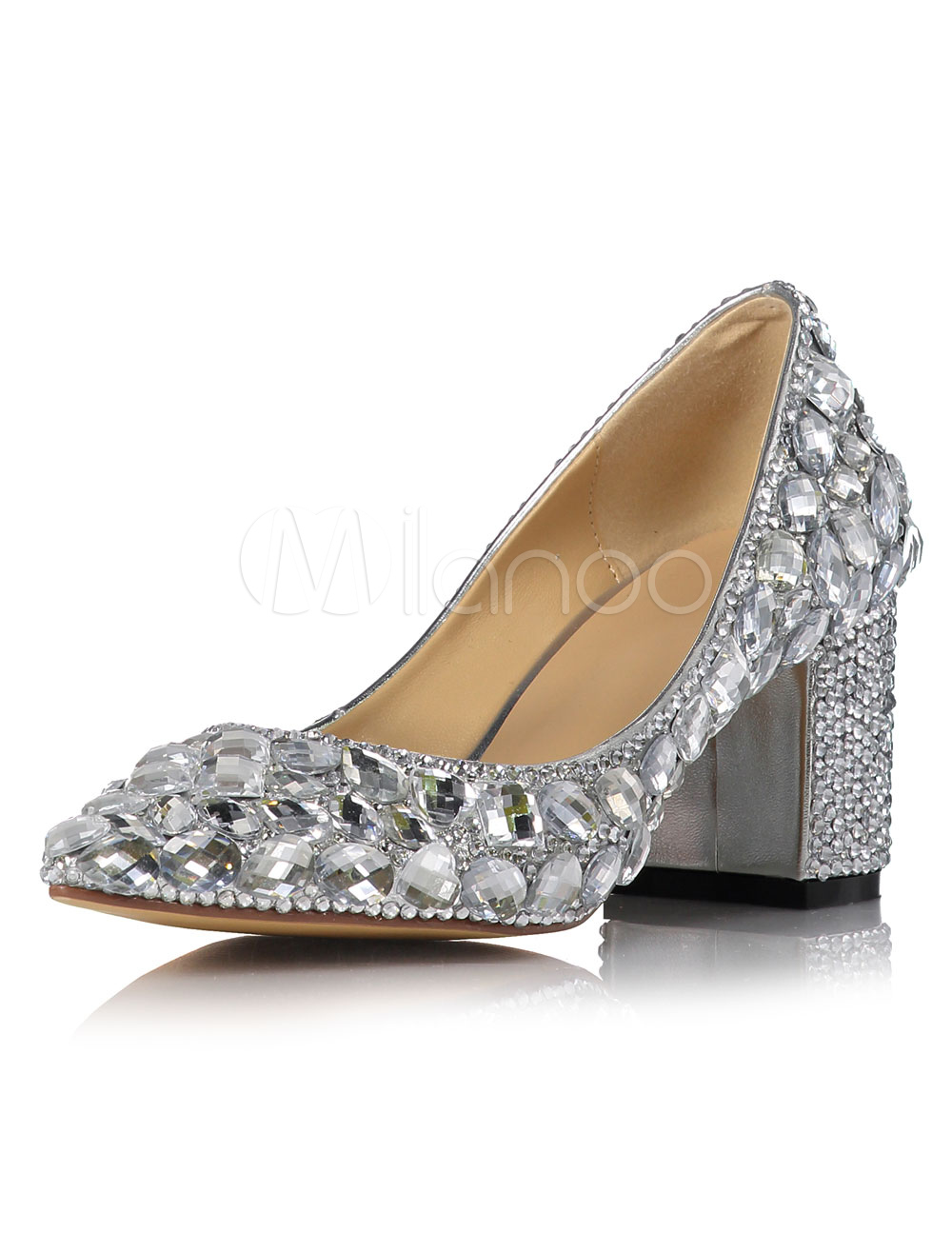 beaded evening shoes