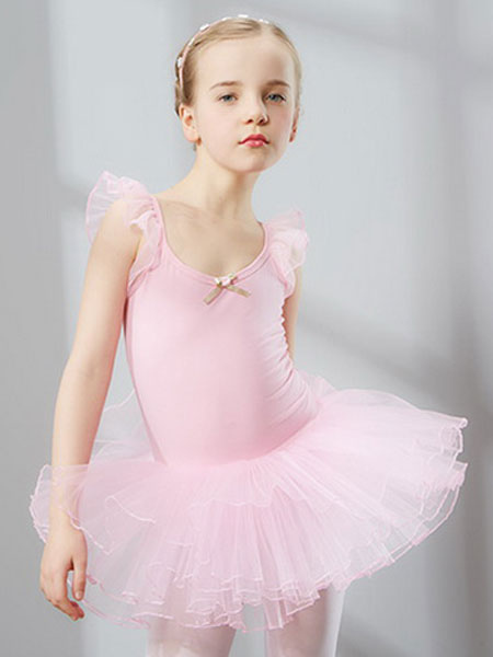 Ballet Dance Costumes Lilas sans manches Slim Fit Ballerina Tutu Robes pour enfants Déguisements Halloween