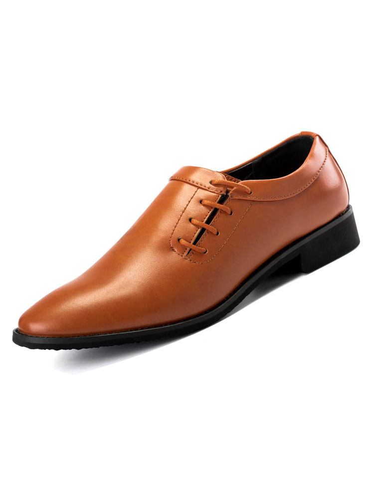 Men's Casual Shoes Pointed Toe Lace Up 