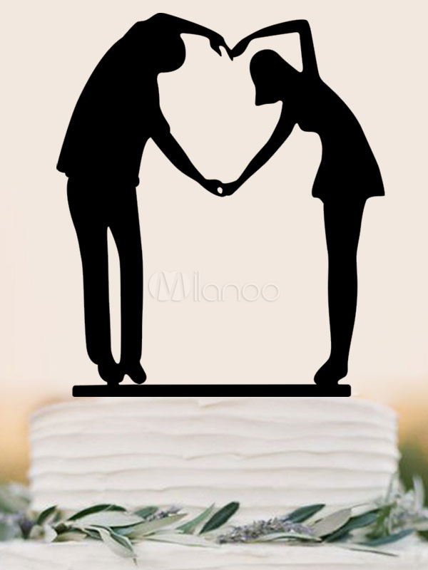 Decoration De Gateau De Mariage De Fiancailles Classique Traditionnel Non Personnalisee Milanoo Com