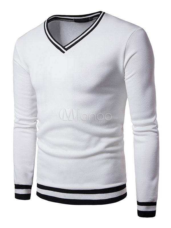 white pullover shirt
