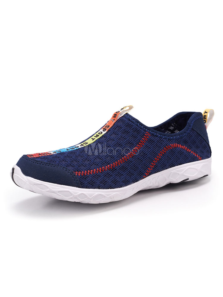 White Water Shoes Round Toe Color Block Men's Casual Shoes - Milanoo.com