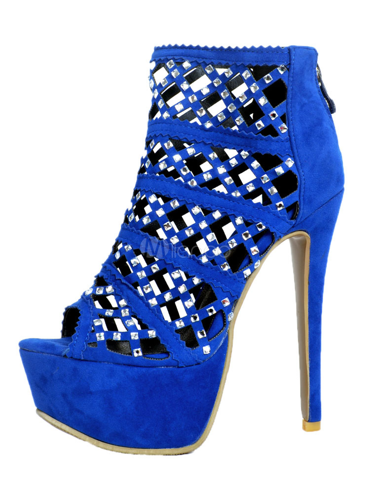 blue sexy shoes