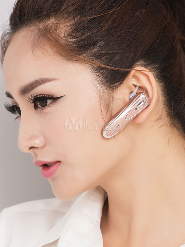 ミニワイヤレスイヤホン Bluetooth 4 2 防汗 ポータブル ローズゴールドイヤホン 女性用 マイク付き Milanoo Jp