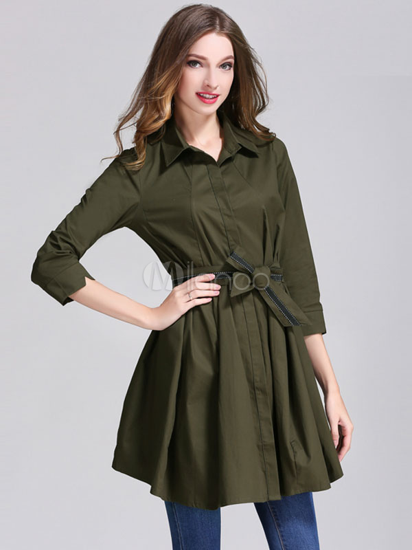 women's trench coat dress