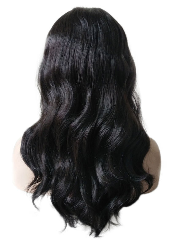 Women's Clothing Accessories | Women Hair Wigs Crimps Curls Central Parting Tousled Long Black High Quality Synthetic Wigs - NN3