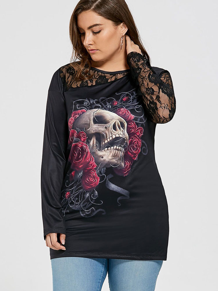 womens plus size halloween shirts