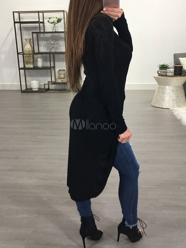 tee shirt femme long derriere