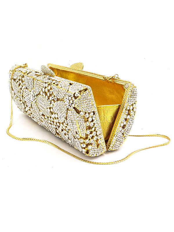 gold bridal bag