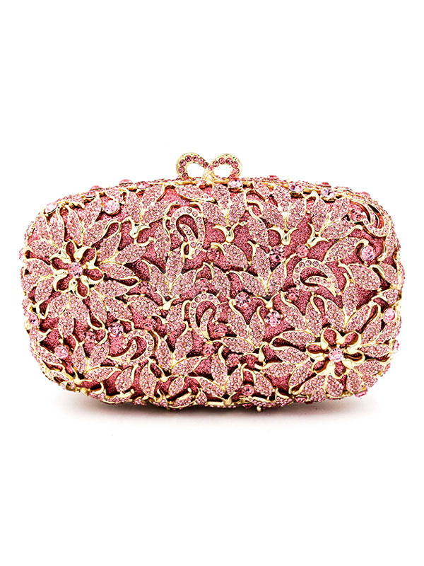 pink clutch bags for weddings