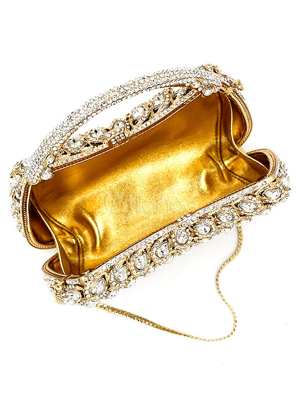 wedding gold clutch bags