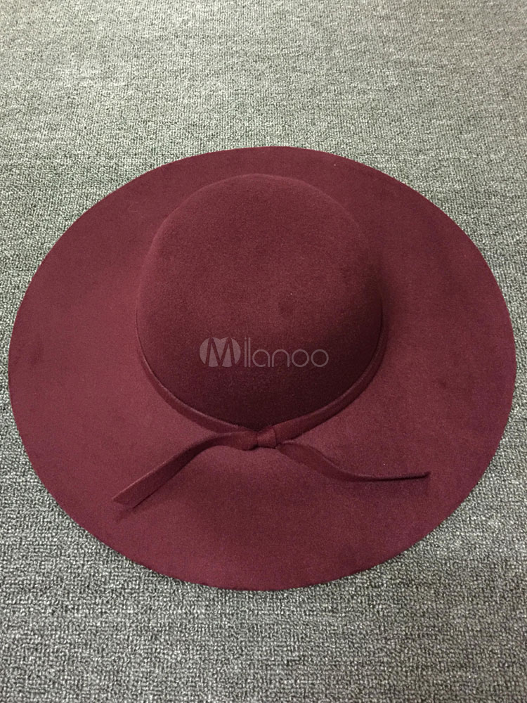 burgundy sun hat