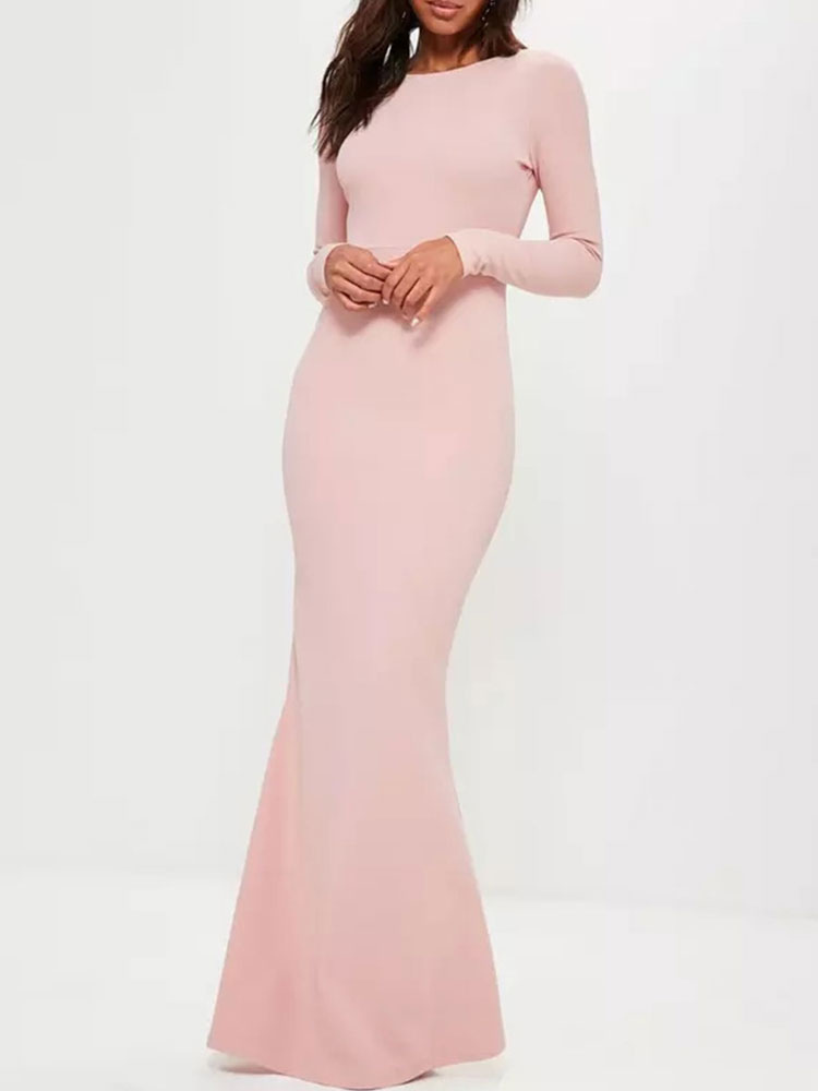 semi formal attire pink