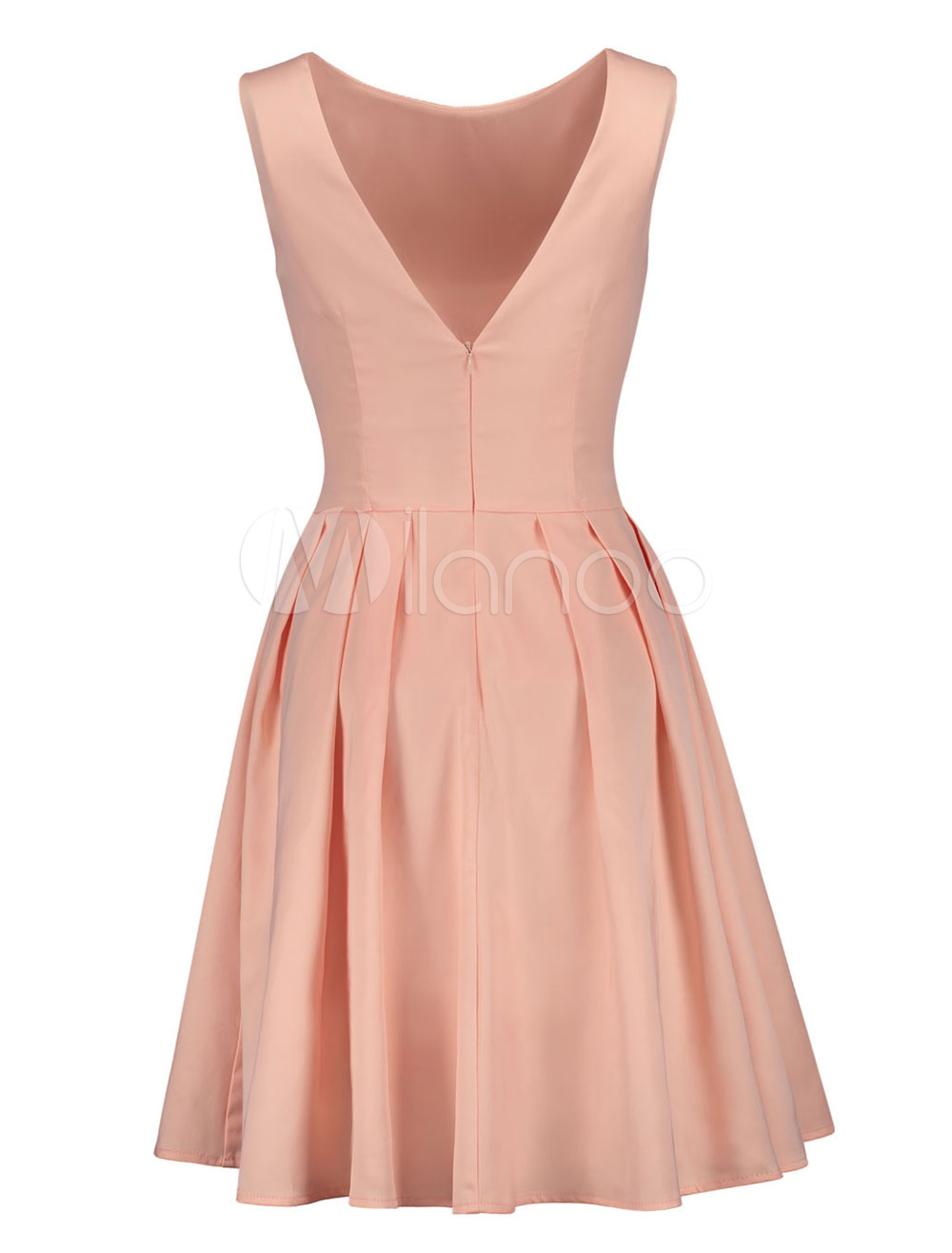 low back swing dress