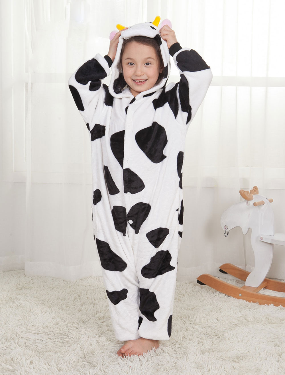 Hot Children Pajamas Kigurumi Unisex Cosplay Animal Costume Onesie Nightwear 
