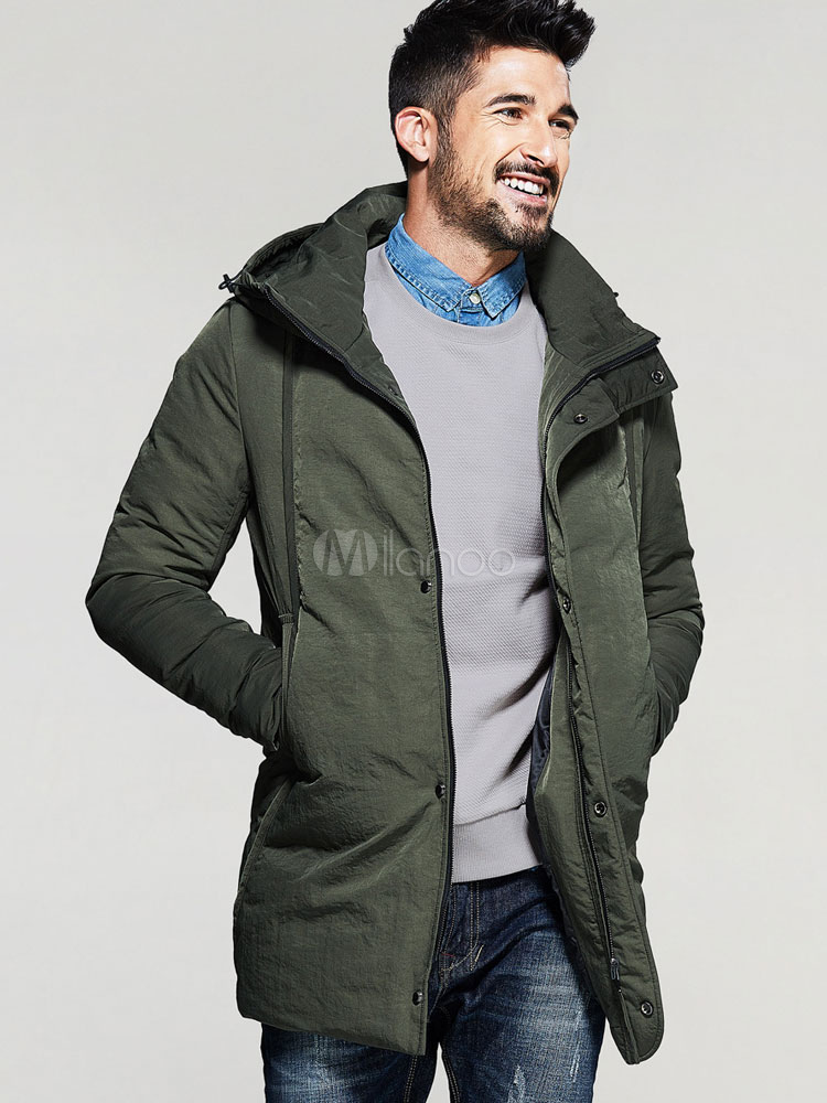 hunter green parka