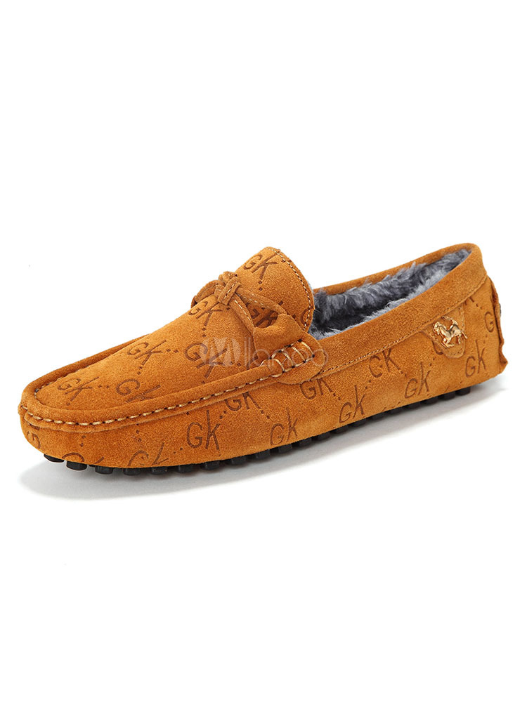 brown prom loafers
