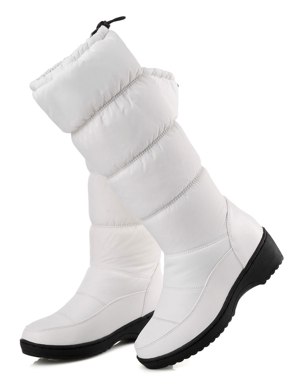White Xmas Snow Boots Women Boots Round 