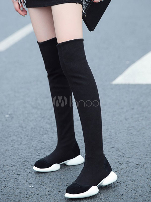 Over Knee Boots Women Leather Boots 