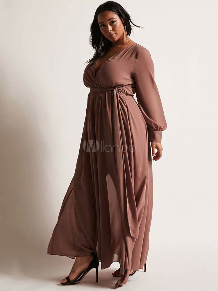 plus size mandarin collar dress