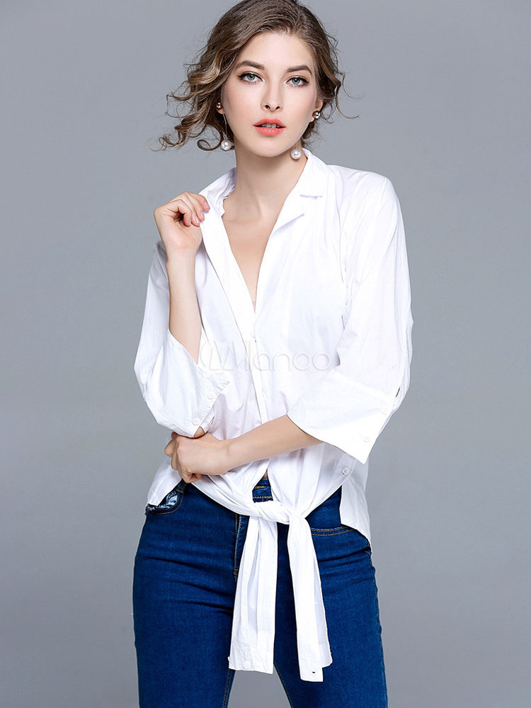 notch collar shirt