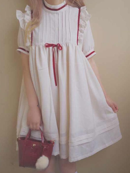 white 1 piece dress