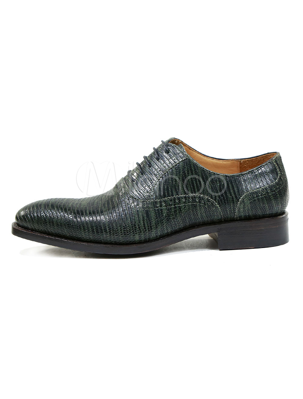 dark green mens dress shoes