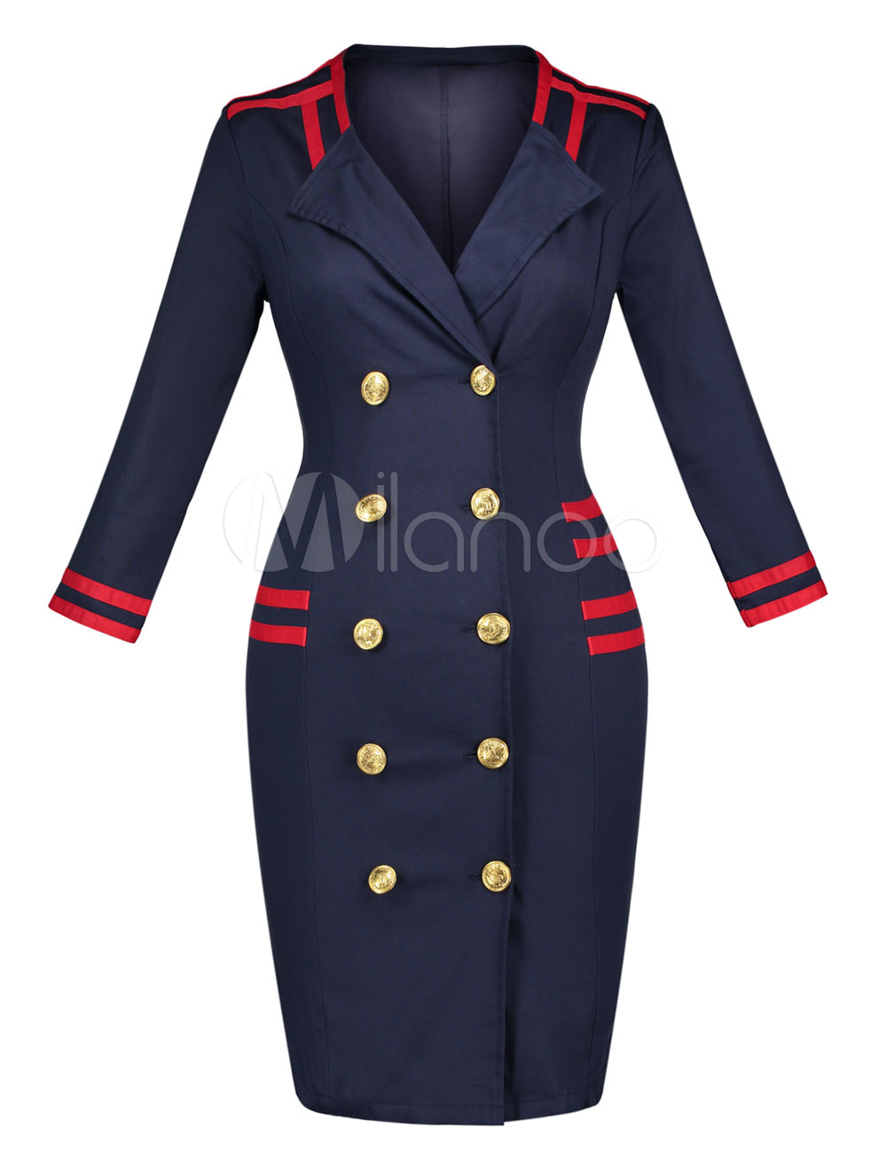 military blazer dress