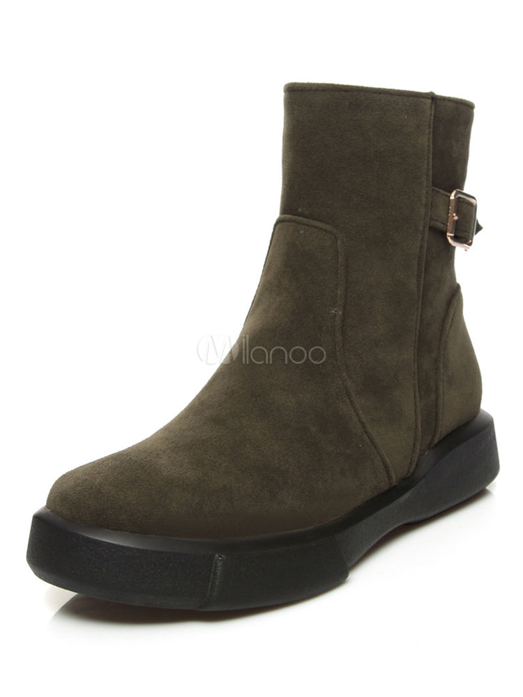 hunter green ankle boots