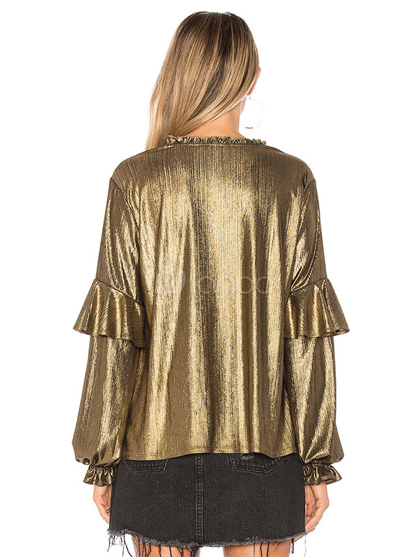 womens gold tops uk