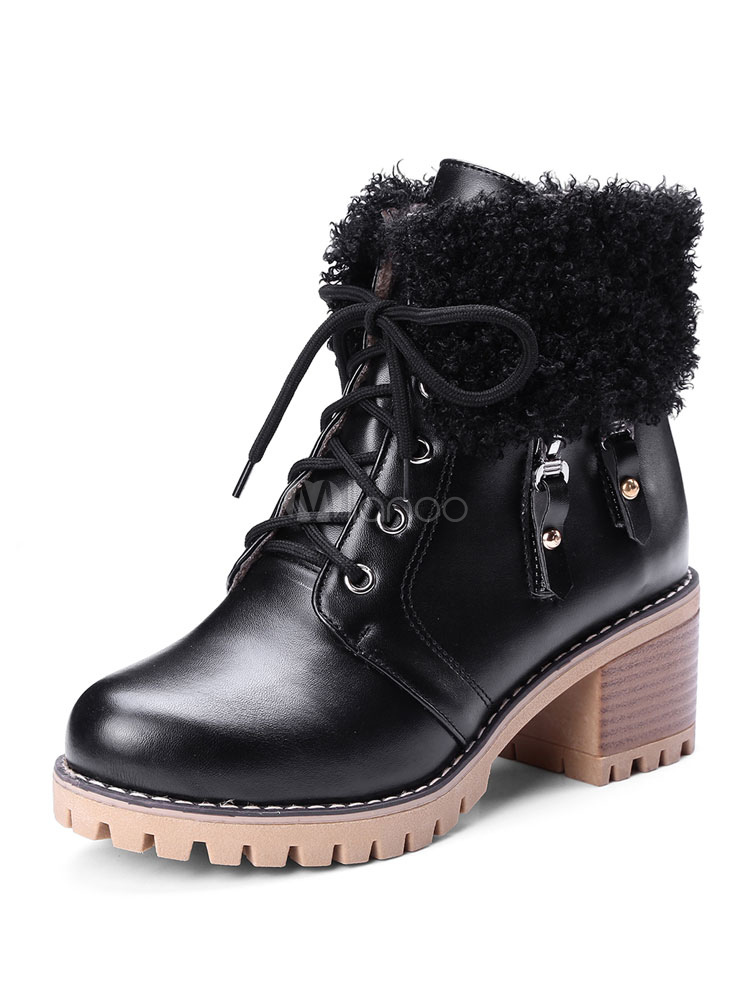 white ankle boots with heel