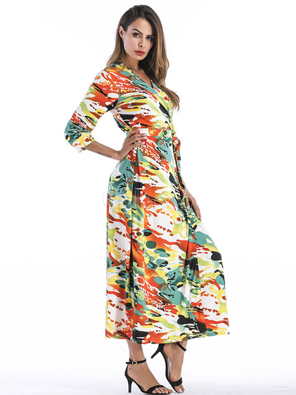 orange womens robe